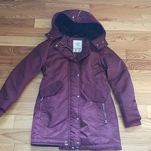 Abercrombie Shiny Parka Puffer Jacket